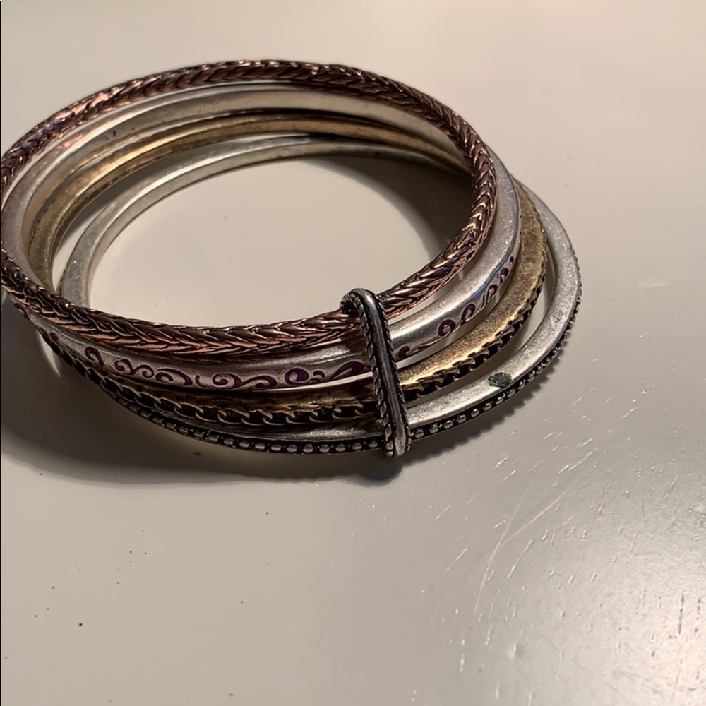 Lucky Brand bangles.